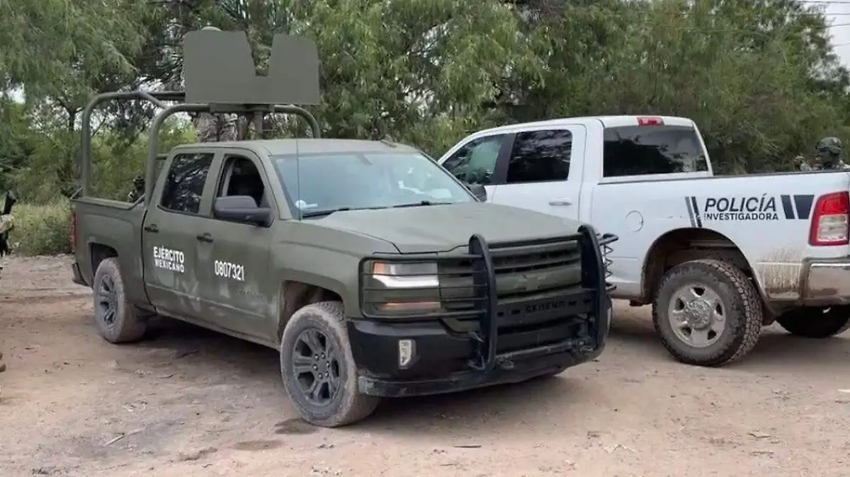 Personal de la Policía Investigadora realizó trabajos en este predio de Reynosa