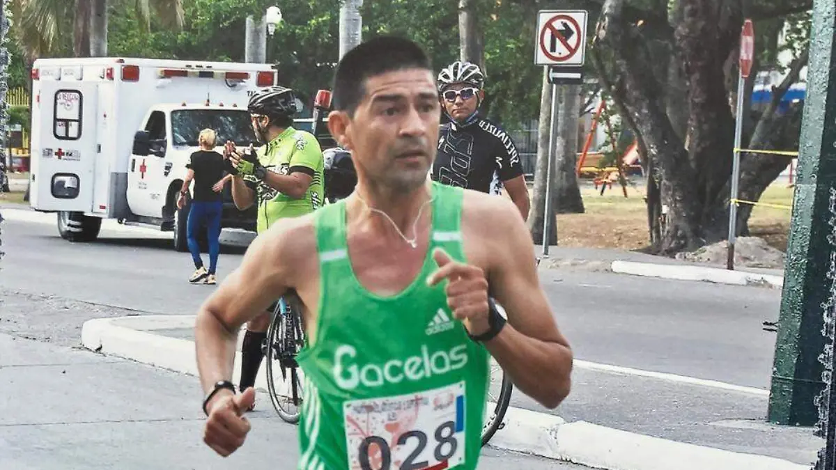 José Manuel Zaleta, fundador del Club Gacelas y también reconocido corredor