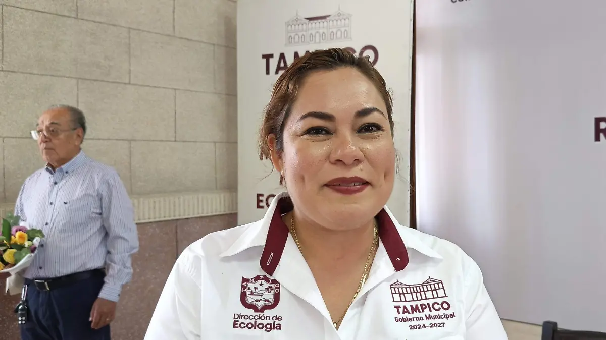 Yahaira Sarahí Cruz Aguilar, titular de la Dirección de Ecología de Tampico