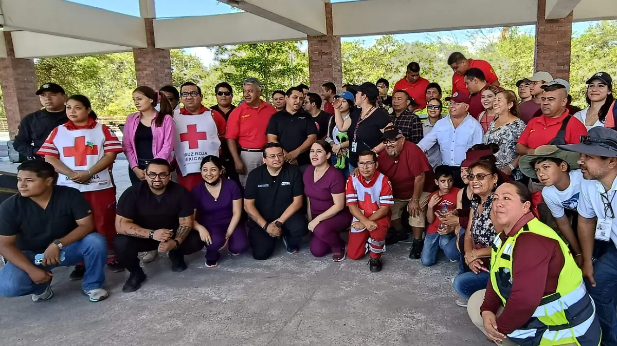 Más de 120 especialistas participan en simulacro de SOS Cocodrilo en Tampico