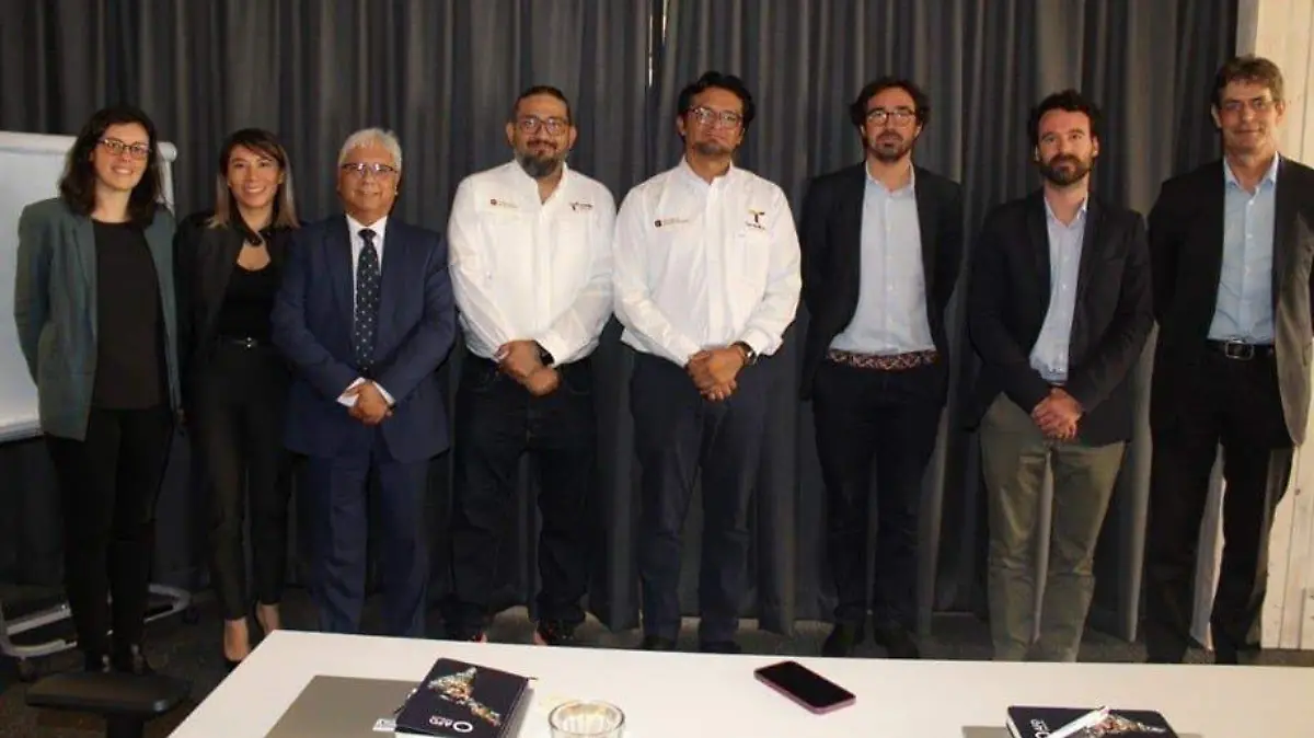 Walter Julián Ángel Jiménez, secretario de Desarrollo Energético de Tamaulipas, se reunió cibb miembros de la Agencia Francesa de Desarrollo