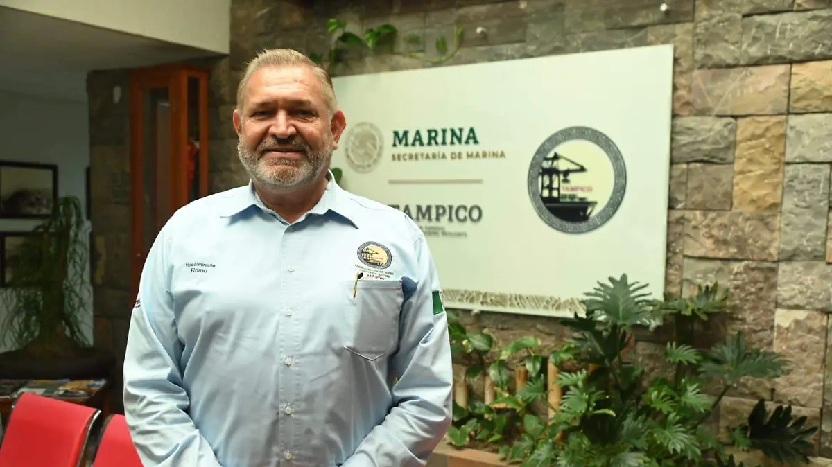 Jaime Herrera Romo, director de la Asipona Tampico, vicealmirante retirado
