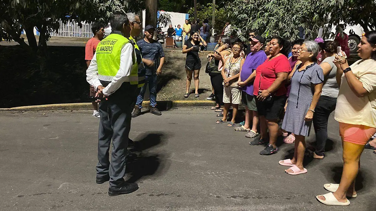 Tránsito Madero protesta