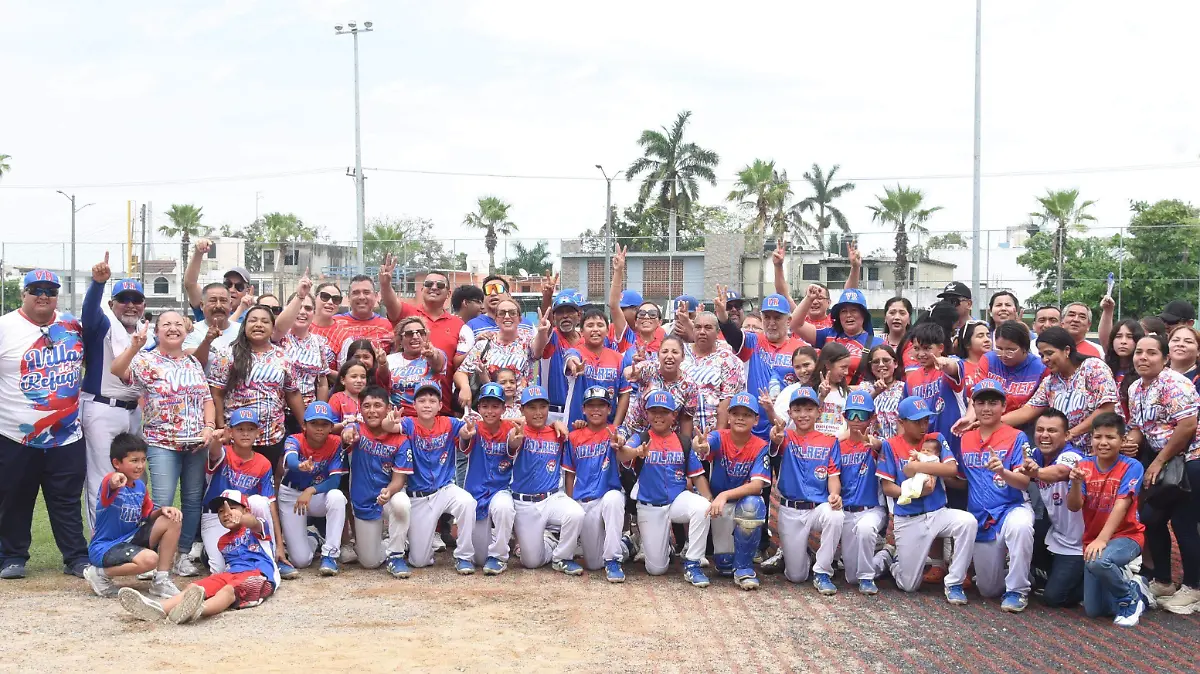 El equipo ganador de la Serie Regional de Ligas Pequeñas afiliadas al Programa Williamsport fue Villa del Refugio