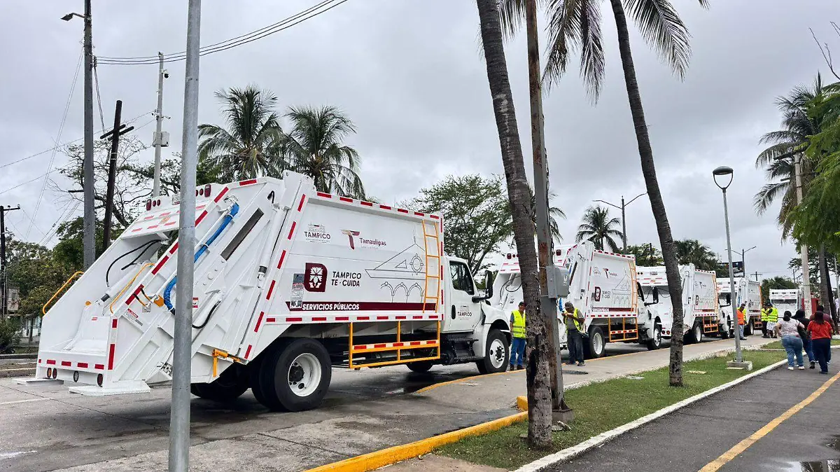 Tampico eficientiza la recoleccion de basura