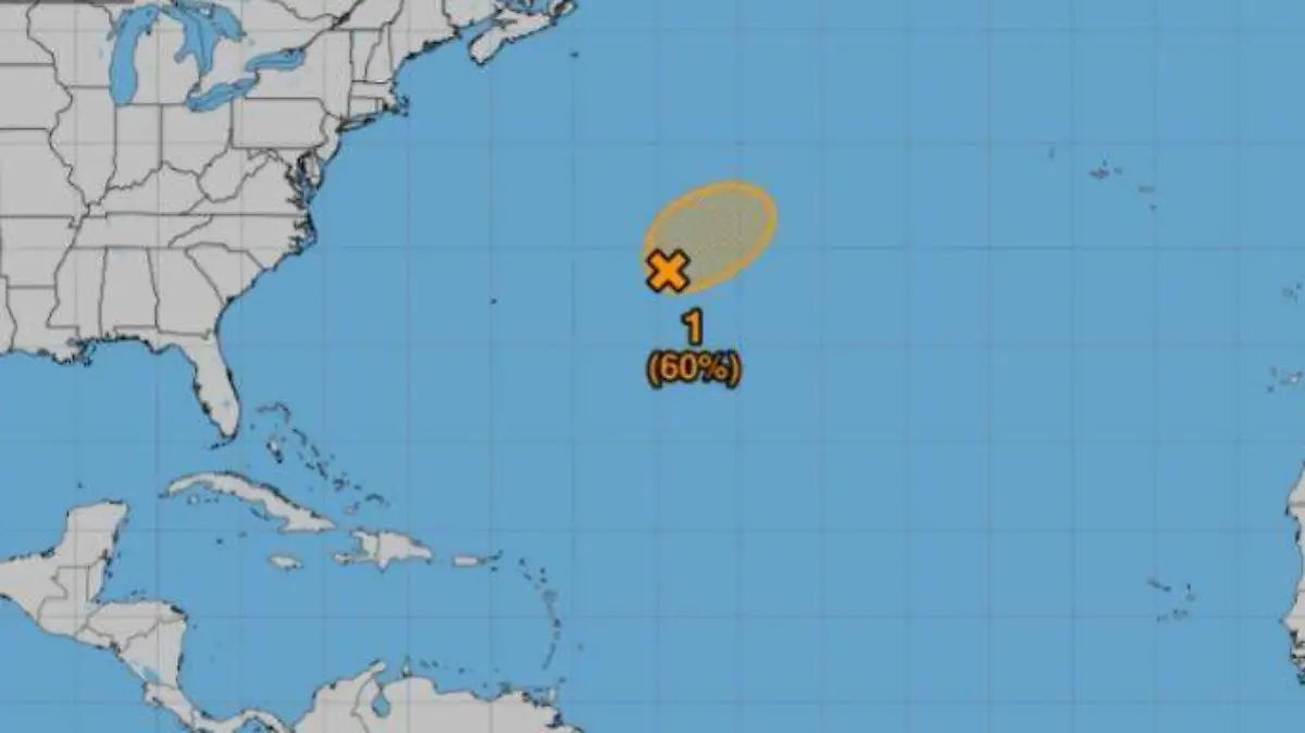 Atlántico registra su primer sistema tropical con potencial ciclónico NWS