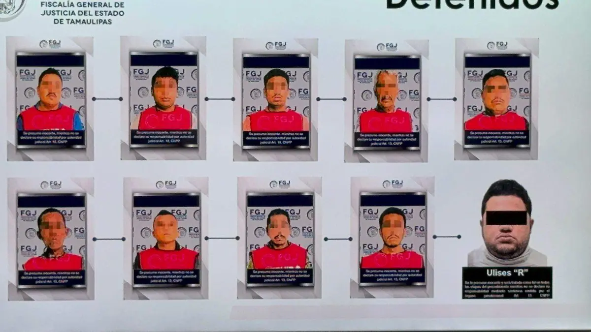 Hay 10 detenidos por el  caso del Grupo Fugitivo, informó la Fiscalía de Tamaulipas