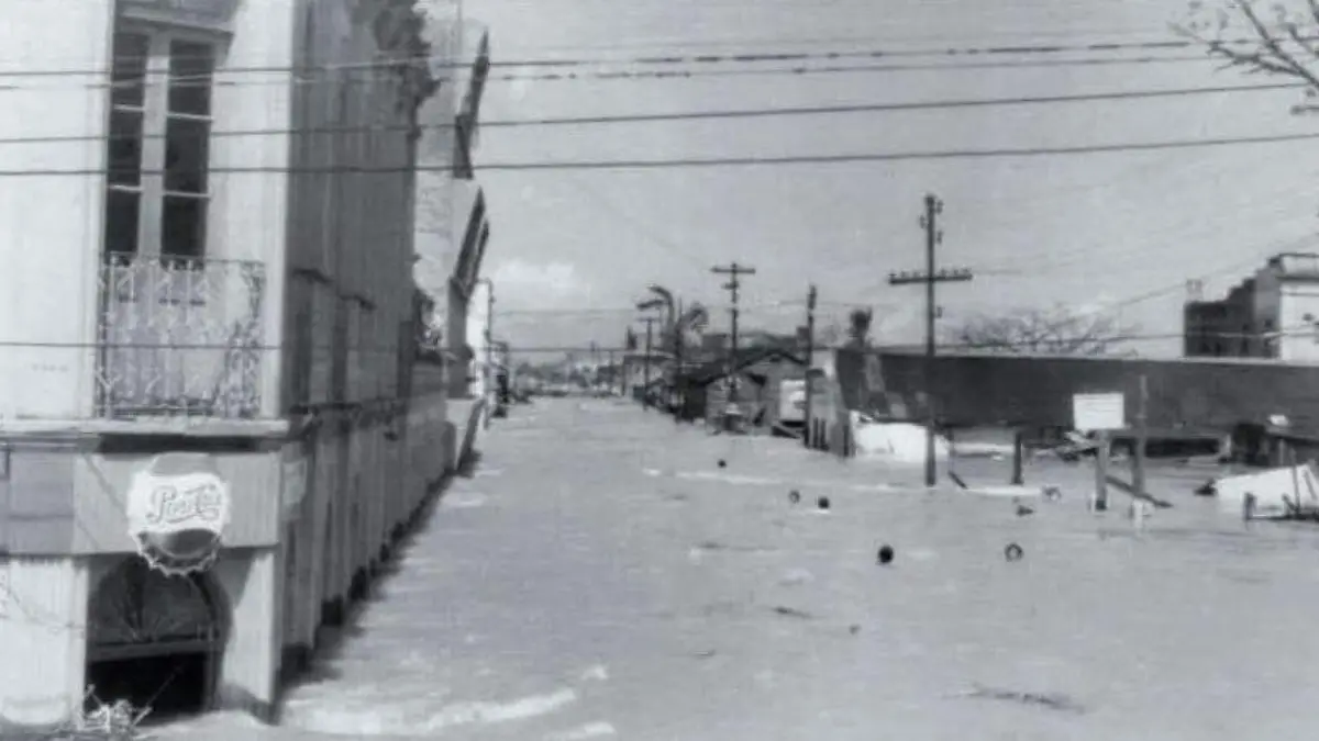 Durante el ciclón Hilda fue una de las calles mas afectadas de Tampico
