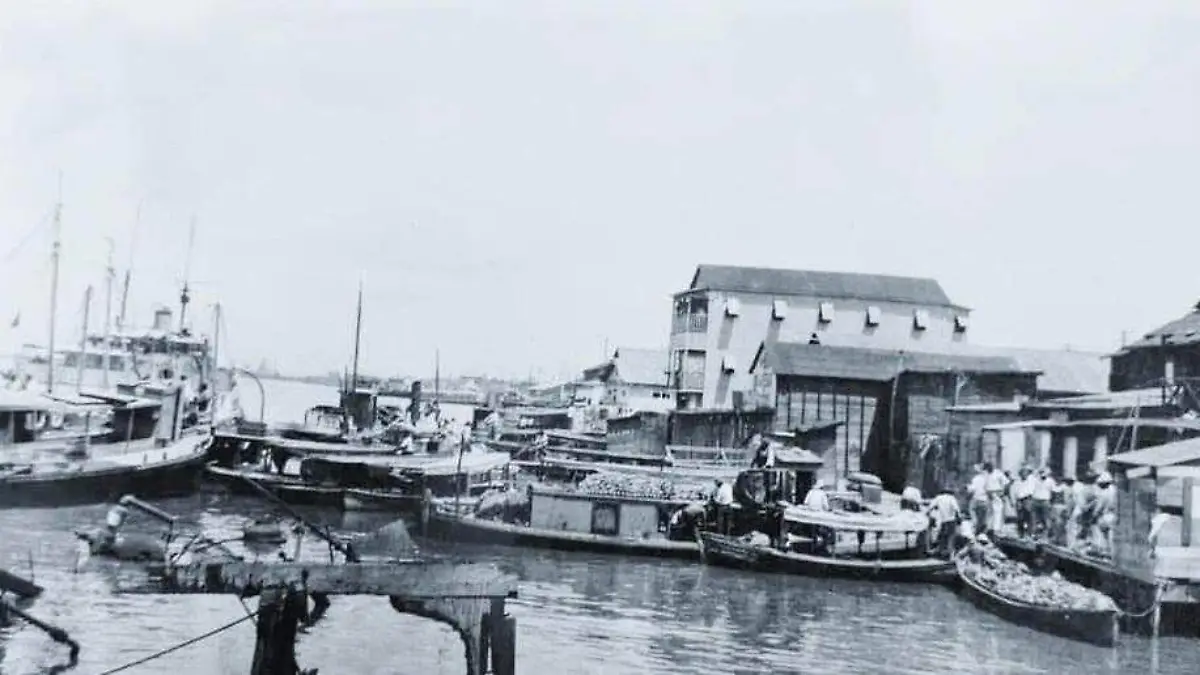 Fue una de las zonas de mayor movimiento de la ciudad. Colección Alfredo Aguayo