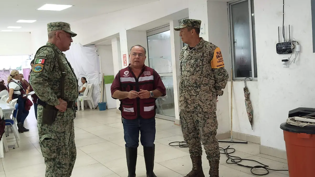 El Ejército Mexicano en coordinación con las autoridades locales se mantiene en labores de rescate en Tampico