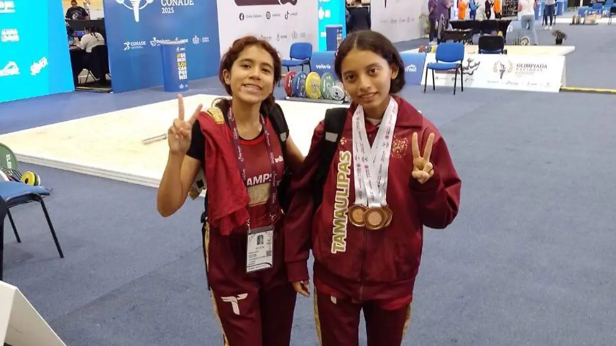 Elda Torres y Hilary Ibarra representaron con mucho orgullo a Tampico y nuestro estado de Tamaulipas en la Olimpiada Nacional Conade 2025