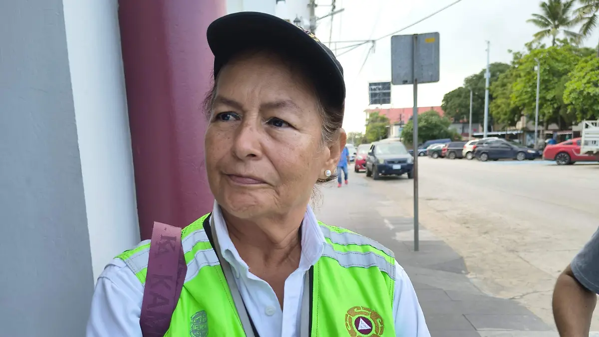 María Luisa Cuevas Rivera, directora de Protección Civil en el municipio de Altamira