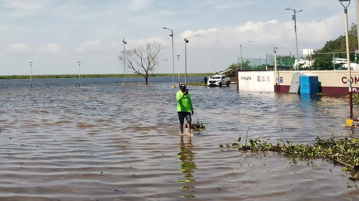 Los encharcamientos generados por las lluvias y el incremento de ríos y lagunas en Altamira representan un riesgo