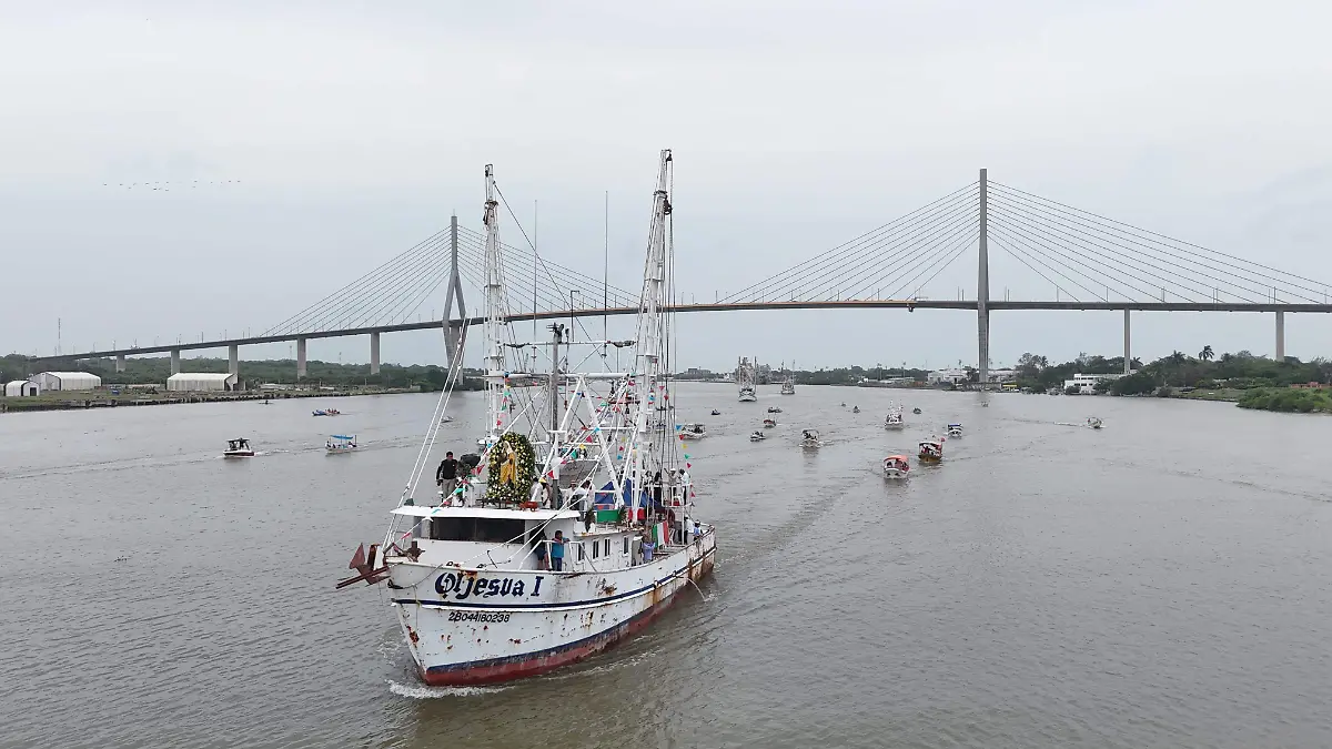 Procesión de la Virgen del Carmen en el río Pánuco, así se vive una de las tradiciones más queridas del sur de Tamaulipas