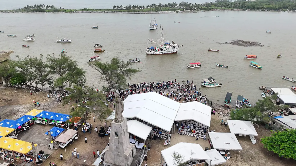 El punto final de la procesión es La Barra, en Ciudad Madero