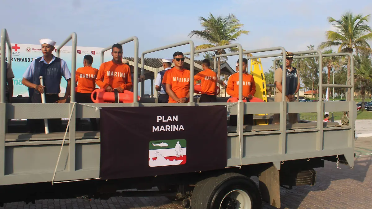 Participa la Secretaría de Marina (SEMAR) con su Plan Marina “Operativo Salvavidas 2025”