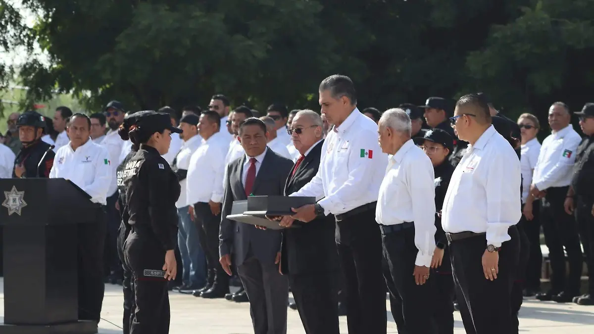 Se reconoció el valor, la entrega y el compromiso de los elementos caídos al servicio de la seguridad de la ciudadanía
