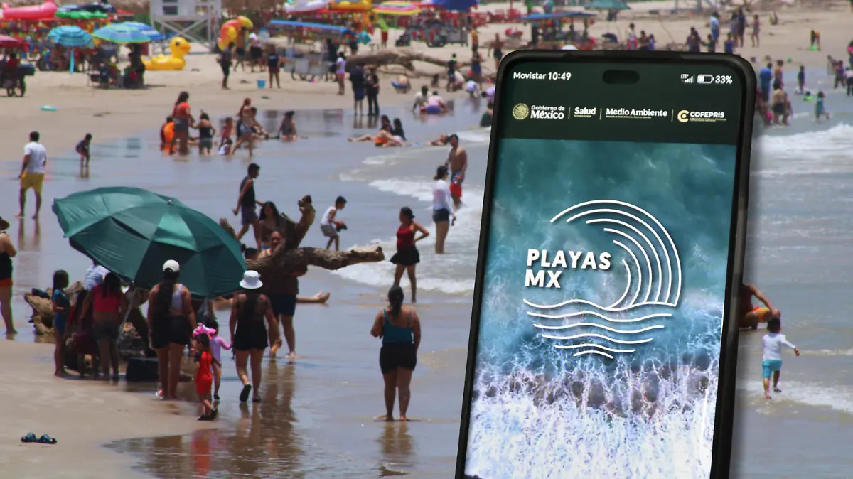 Semarnat lanzó su app Playas Mx y entre los sitios turísticos analizados está Miramar Vladimir Meza y Juan Hernández (2)