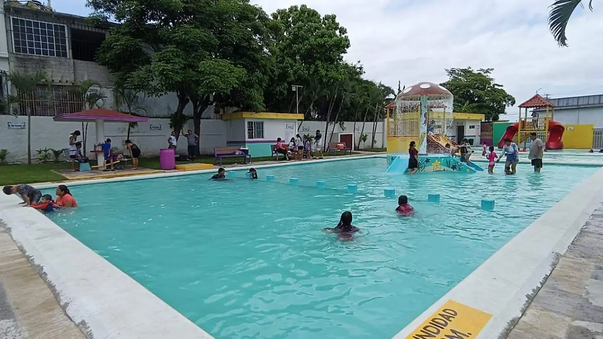 Las familias disfrutan de un día inolvidable en el parque acuático del DIF Altamira