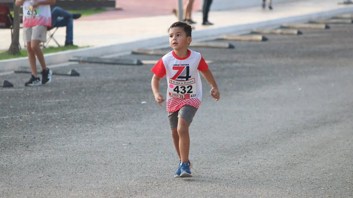 Como cada año, la competencia incluye una competencia infantil para edades de los cinco a los 12 años