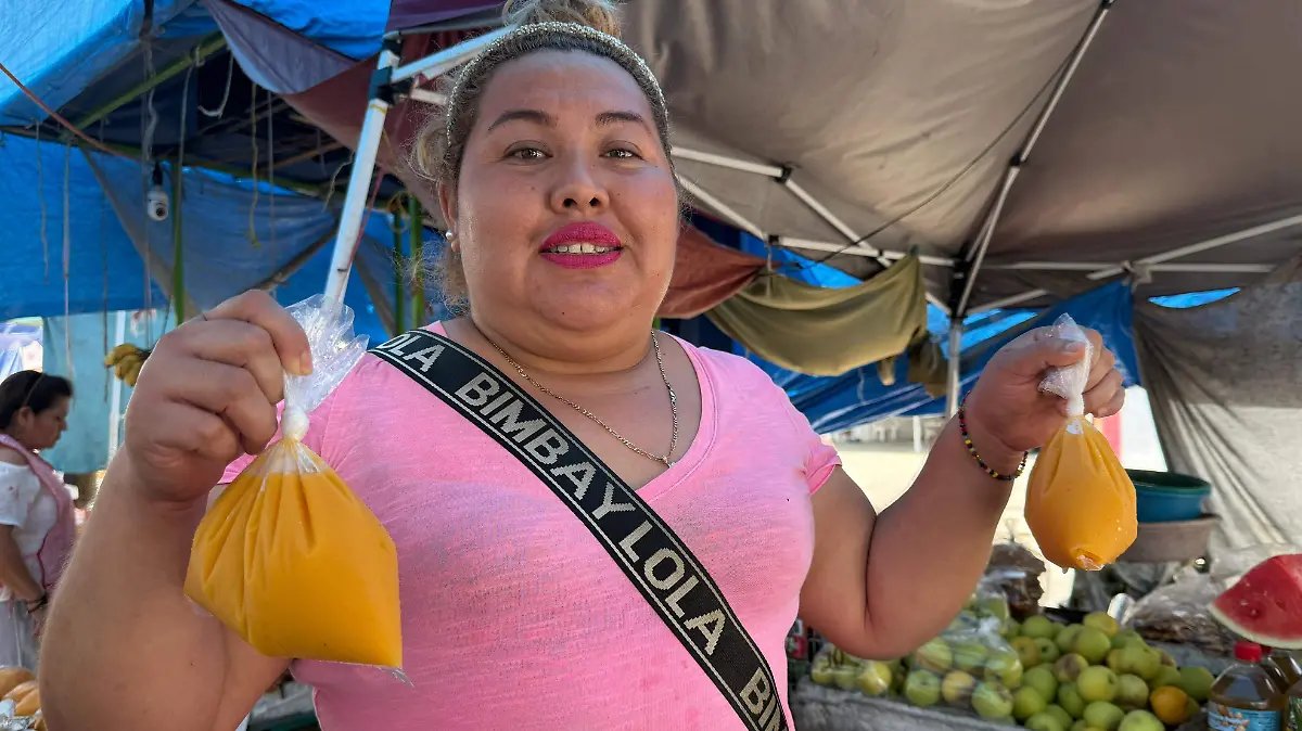  Ilse Martínez, comerciante, señaló la llegada del jobito a la región