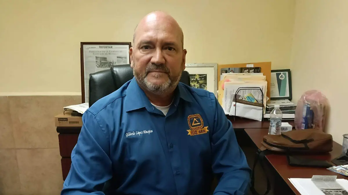 Gildardo López, presidente de la Canaco Reynosa