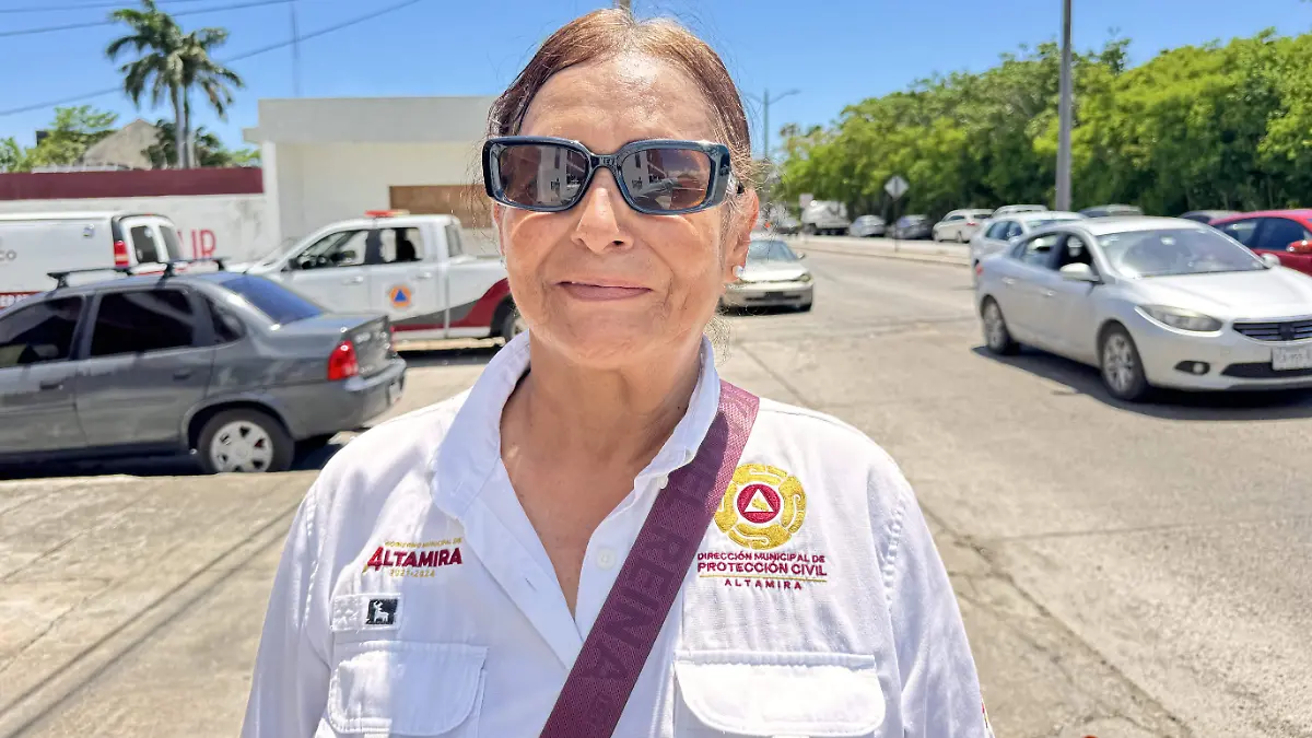 María Luisa Cuevas Rivera, directora de Protección Civil 