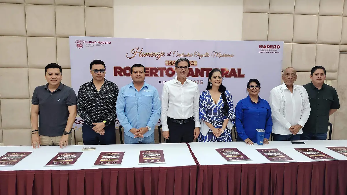 La rueda de prensa se realizó el jueves 31 de agosto en el bulevar Costero de Ciudad Madero