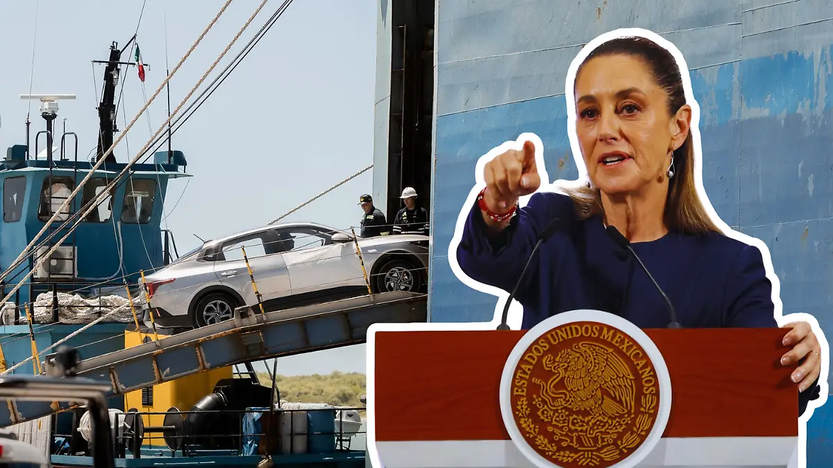 Claudia Sheinbaum habló sobre el puerto recién inaugurado en Matamoros, Tamaulipas Facebook @Matamorosgobmx y Moisés Pablo Nava, Cuartoscuro