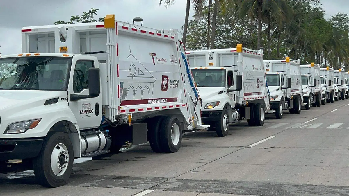 21 unidades para la recoleccion de basura trabaja en Tampico