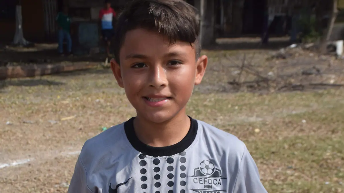 En el campo de la "Y" Griega en la colonia Morelos comenzó Joshua a jugar futbol