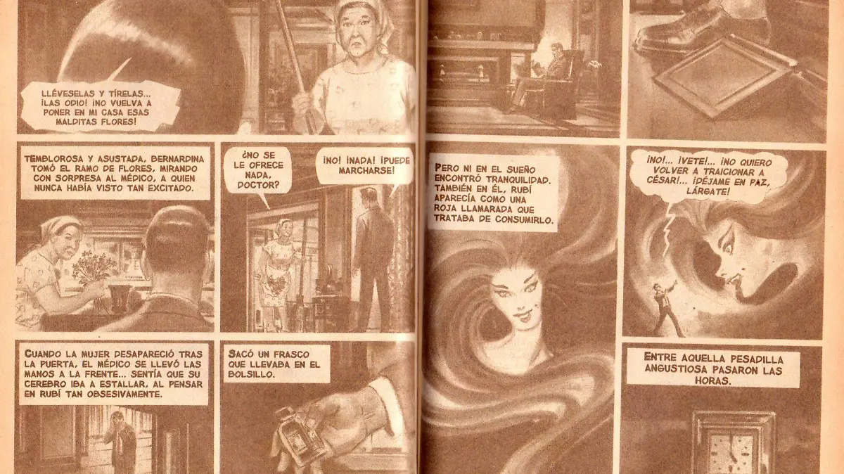 Antes de iniciar una relación extramatrimonial con Rubí, Alejandro del Villar comienza a tener pesadillas con su imagen