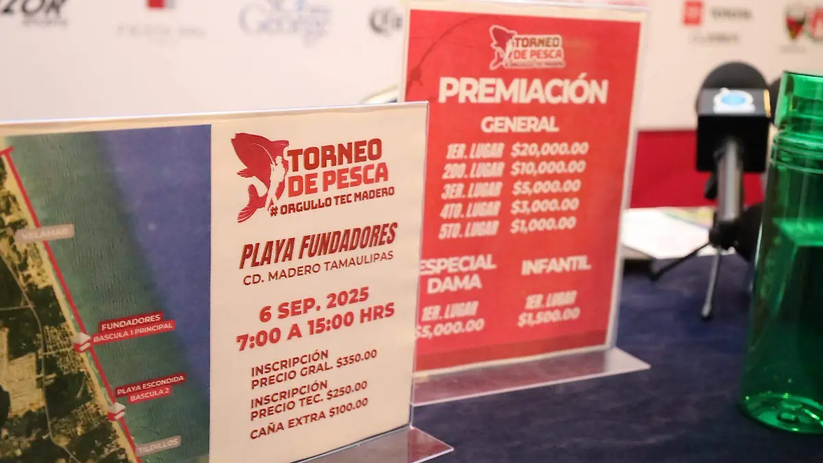 El torneo de pesca del Tec de Madero se llevará a cabo a principios de septiembre