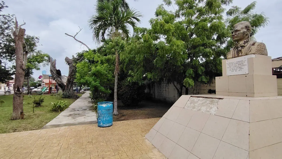 La Plaza Felipe Carrillo Puerto es un punto de reunión para el sector obrero en Ciudad Madero