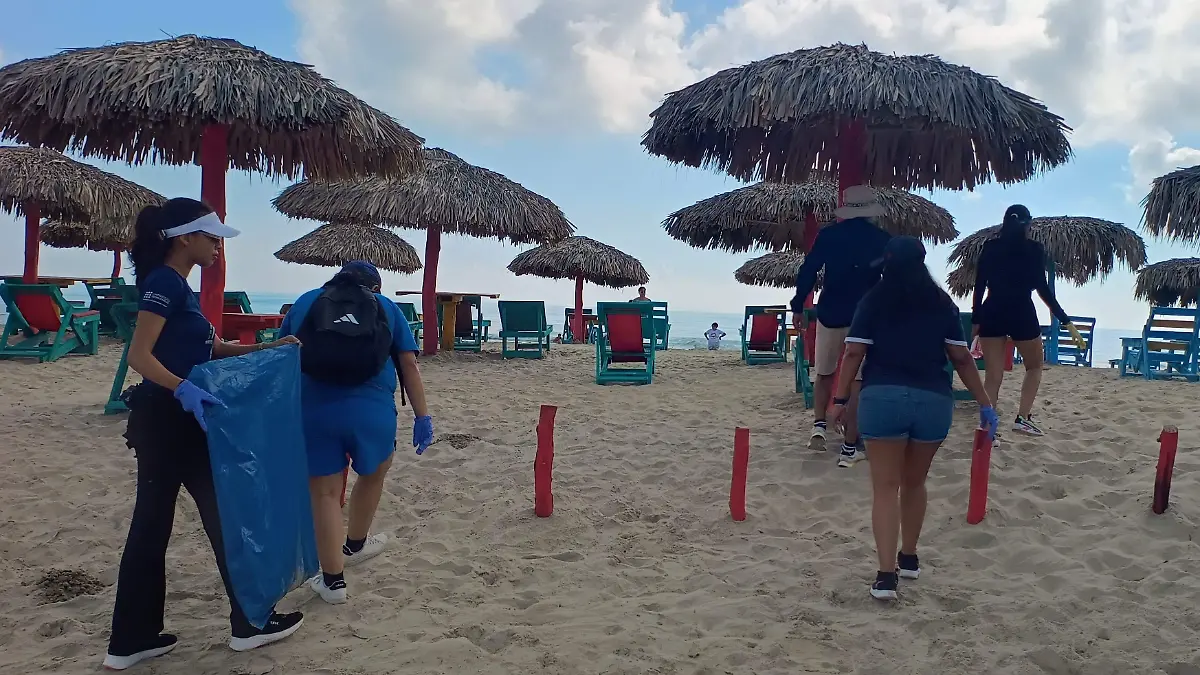 Ciudadanos se unieron para limpiar Playa Miramar 