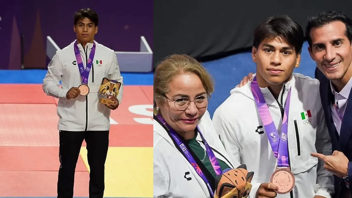 El logro de Eduardo apareció en el video de la conferencia mañanera de la presidenta, Claudia Sheinbaum