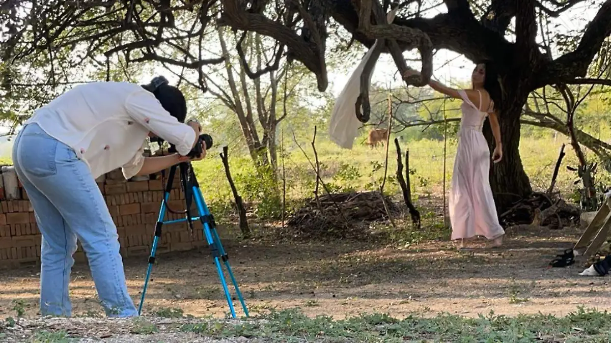 A través de su proyecto, Alessandra ha descubierto el potencial artístico de la zonaartístico de la zona