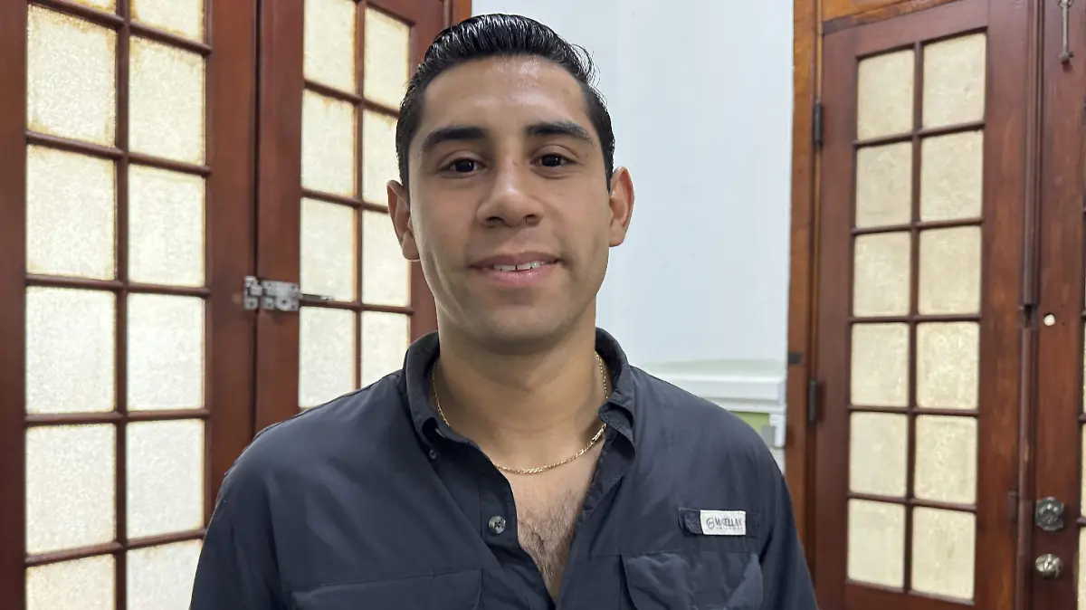 Luis Peraza, director del Instituto de la Juventud en el municipio de Tampico