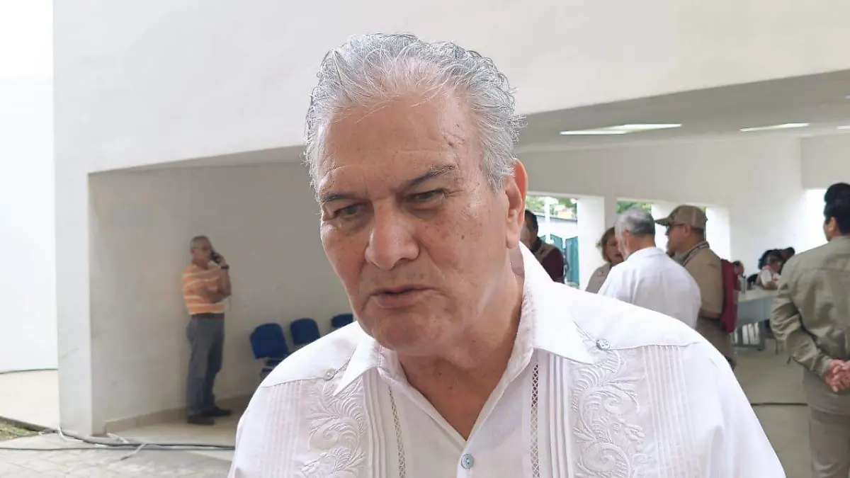 El secretario de Salud en Tamaulipas, Vicente Joel Hernández Navarro