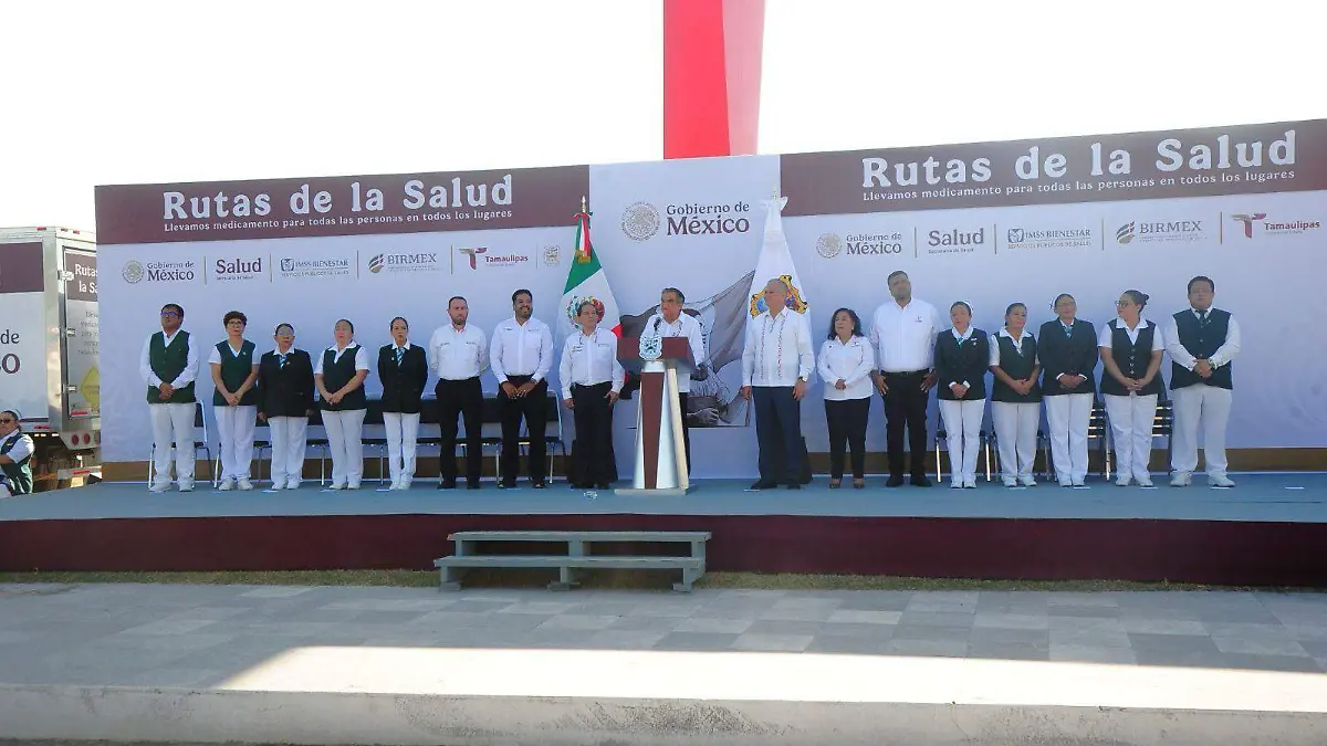 Autoridades estatales dieron en banderazo de salida a las unidades de las Rutas de la Salud en Ciudad Victoria
