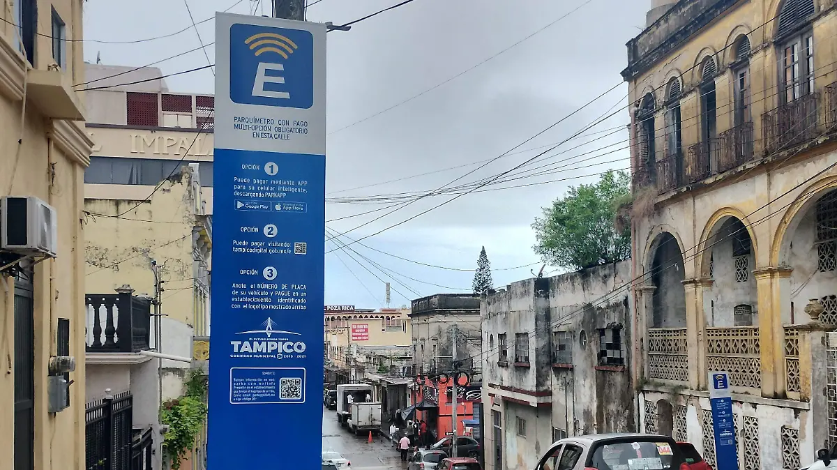 Estacionamiento pago Tampico