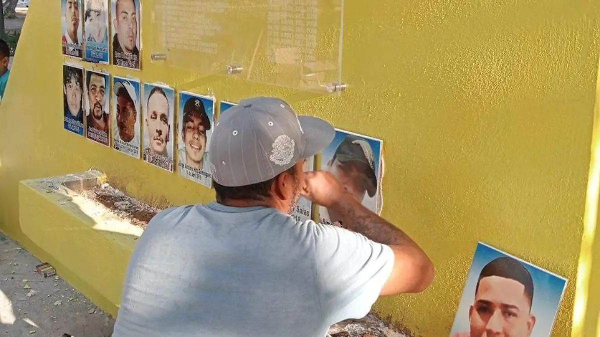 En Nuevo Laredo se instaló un mural conmemorativo de desaparecidos