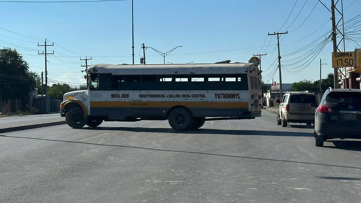 Las colonias afectadas por los bloqueos fueron Zona Industrial, Las Palmas, Esteros y el ejido Las Rubias