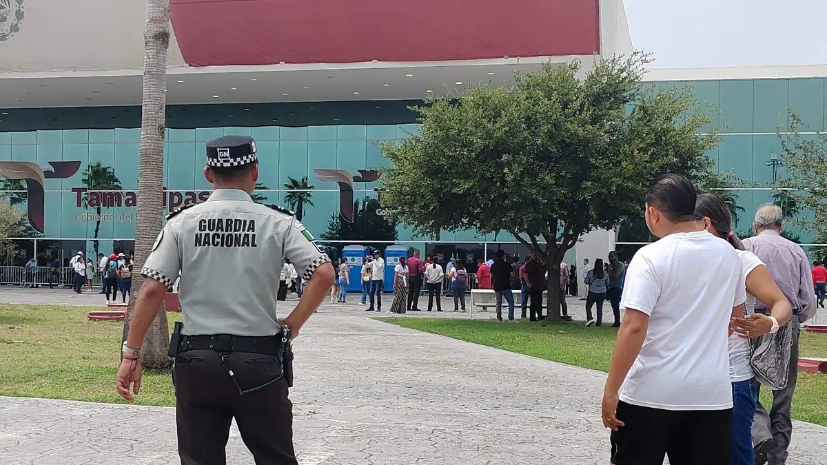 El dispositivo de seguridad instalado con motivo de la visita presidencial en Ciudad Victoria fue muy discreto