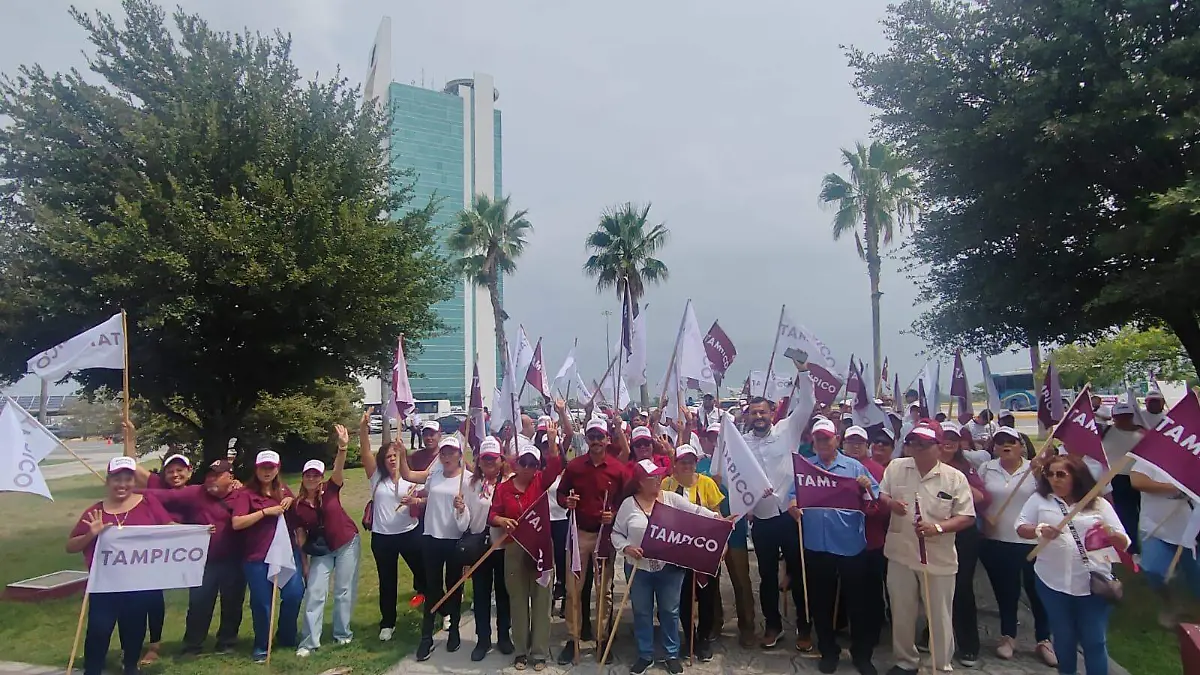 Comitivas desde Tampico viajaron a Ciudad Victoria para ver a Claudia Sheinbaum