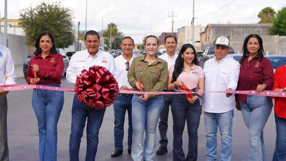 Entregan tres obras de recarpetado en Nuevo Laredo
