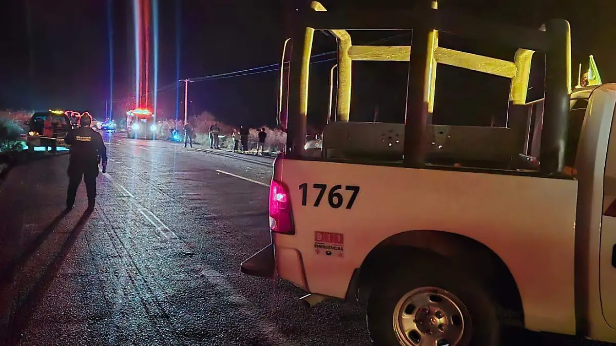 Al lugar acudieron elementos de la Guardia Estatal, Policía Investigadora y de Protección Civil de Tamaulipas