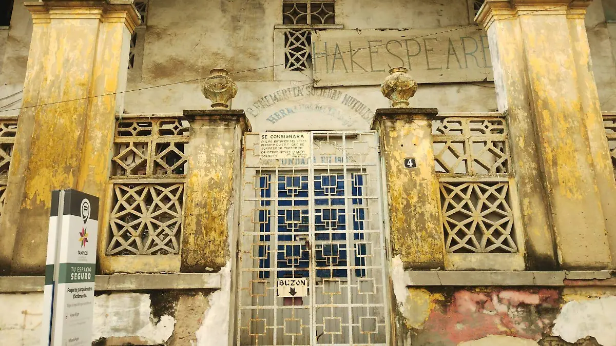 El edificio de Tampico de la Sociedad Mutualista también fue un espacio teatral