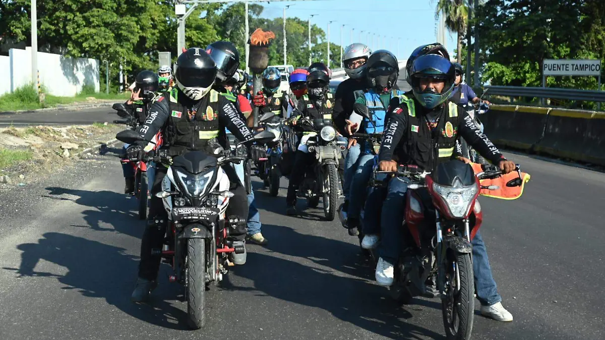 La Antorcha Guadalupana llegó a la zona sur de Tamaulipas