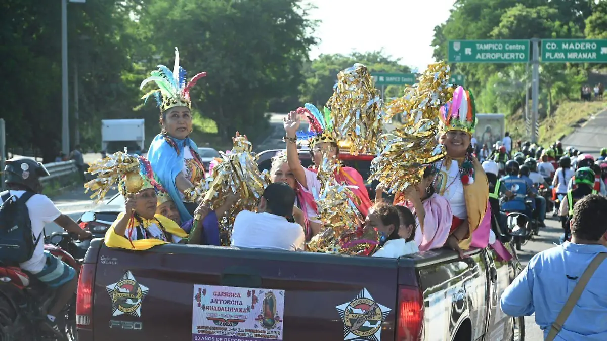 La Antorcha Guadalupana en su ruta México–Nueva York